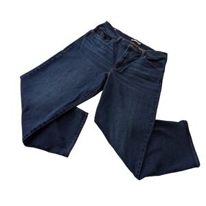 Levis‎ Premium Baggy Dad Jeans Womens 33x29 Blue Wash Big E Loose Relaxed 90s